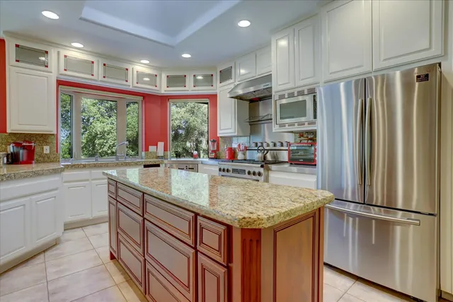a living room with furniture and window