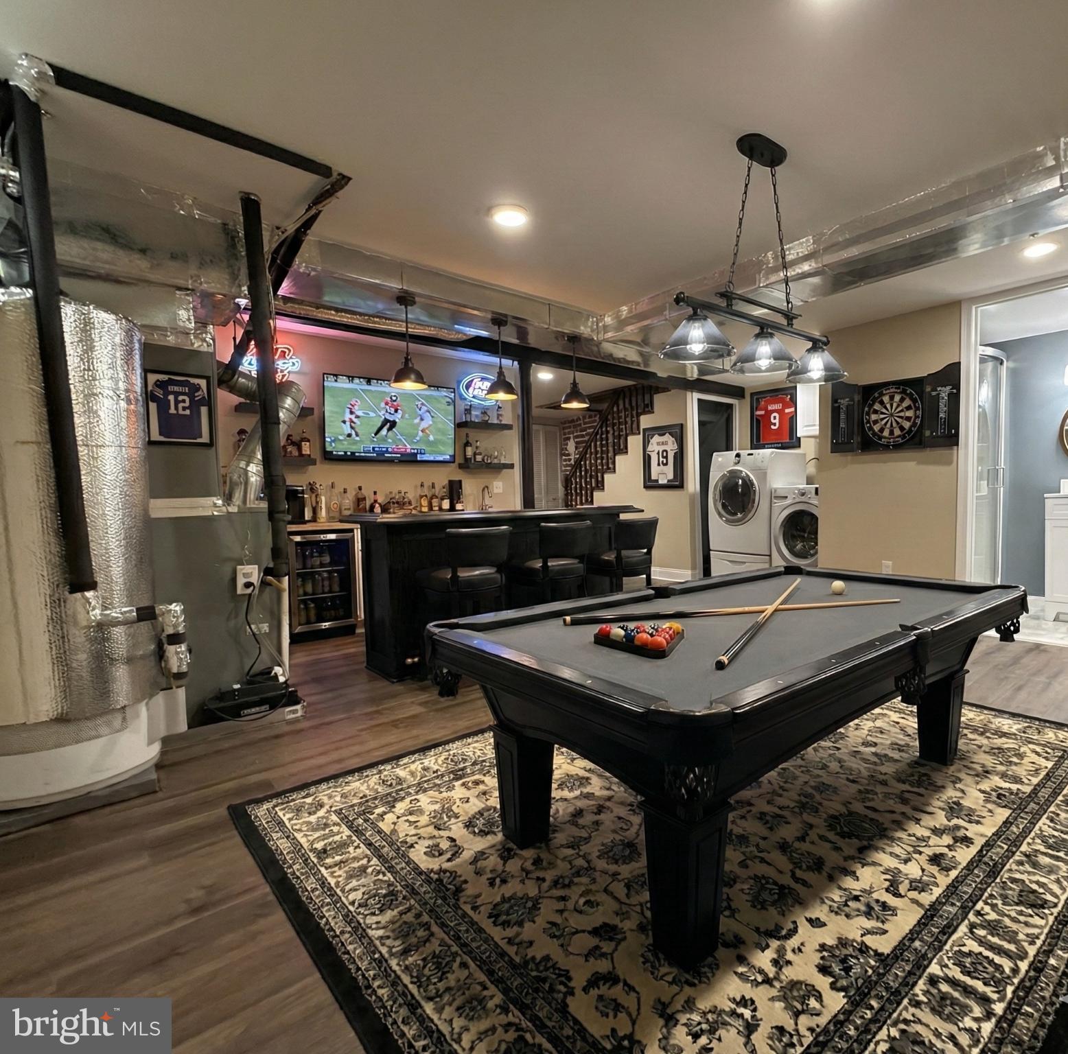 4433 Old Frederick Road Baltimore, MD 21229 - Photo 13 of 37 Stylish game room with modern amenities. (Staged)