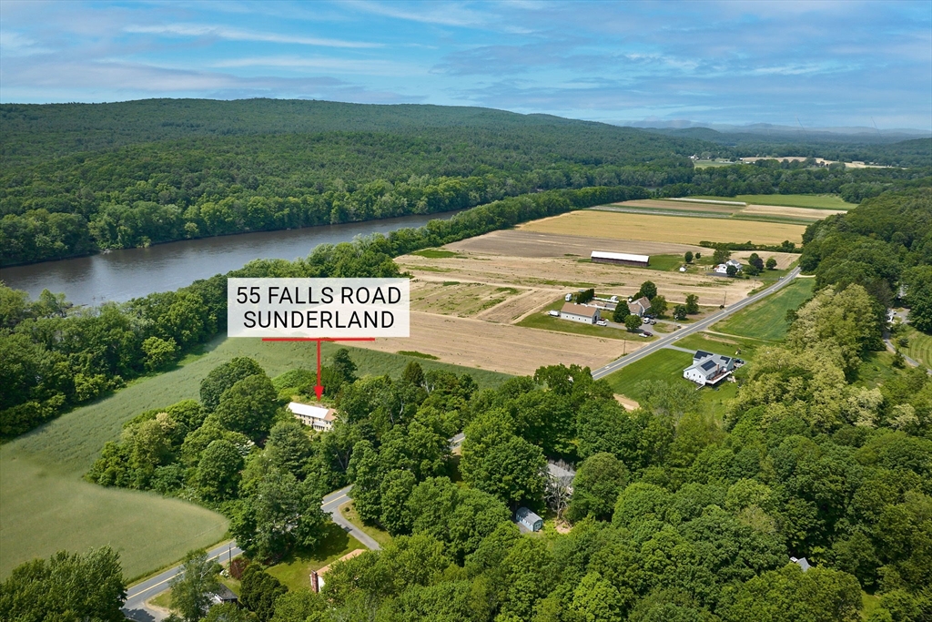 55 Falls Road Sunderland, MA 01375 - Photo 3 of 42 a view of a water with outside space