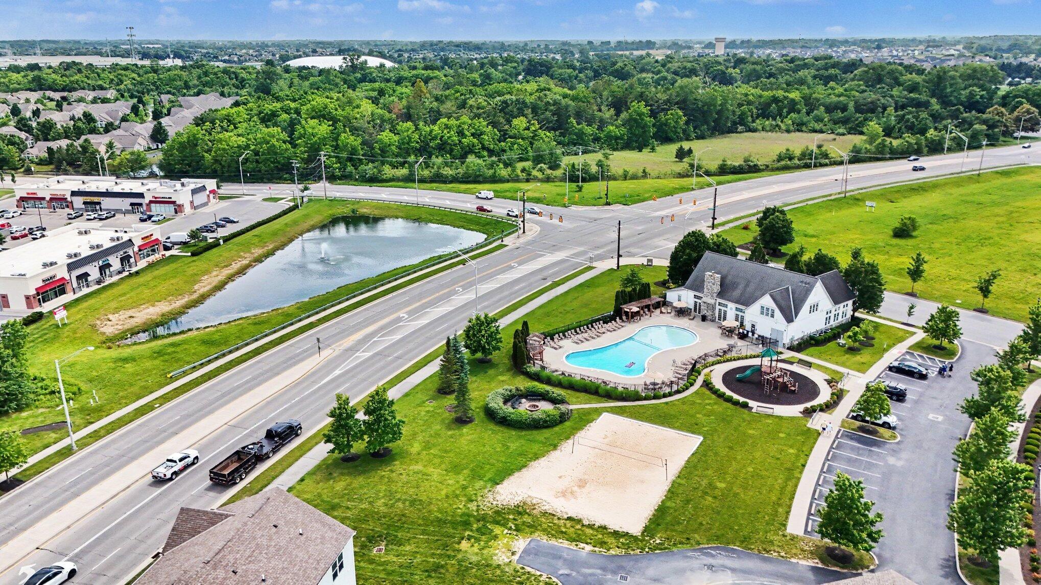 5458 Spring River Avenue Dublin, OH 43016 - Photo 36 of 38 Community Aerial