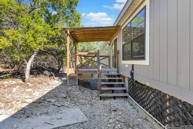 a view of outdoor space with seating area
