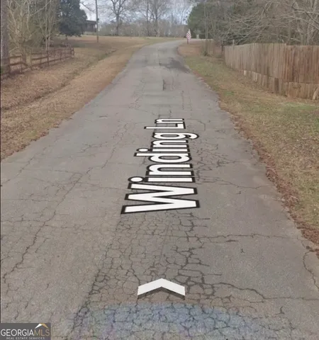 a view of a yard with a trees