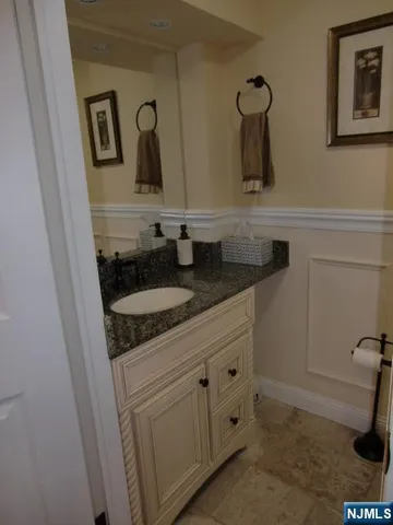 a view of backyard with green space