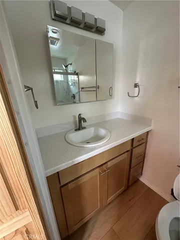 a view of a room with shelf