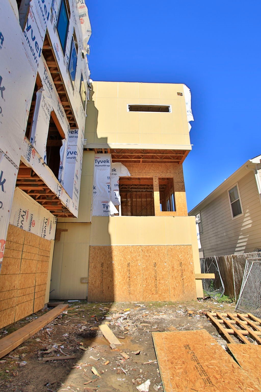 1316 Robin Street, Unit C Houston, TX 77019 - Photo 12 of 45 a front view of a house with a outdoor space