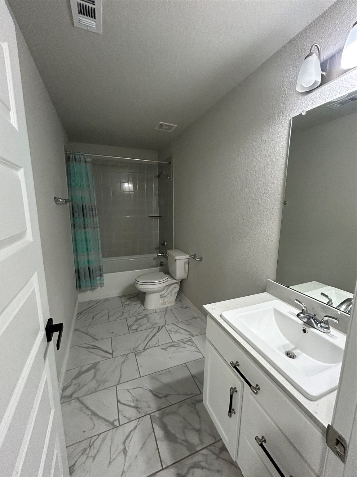 100 Wedgewood Trace Lane La Porte, TX 77571 - Photo 14 of 17 a bathroom with a sink toilet and shower