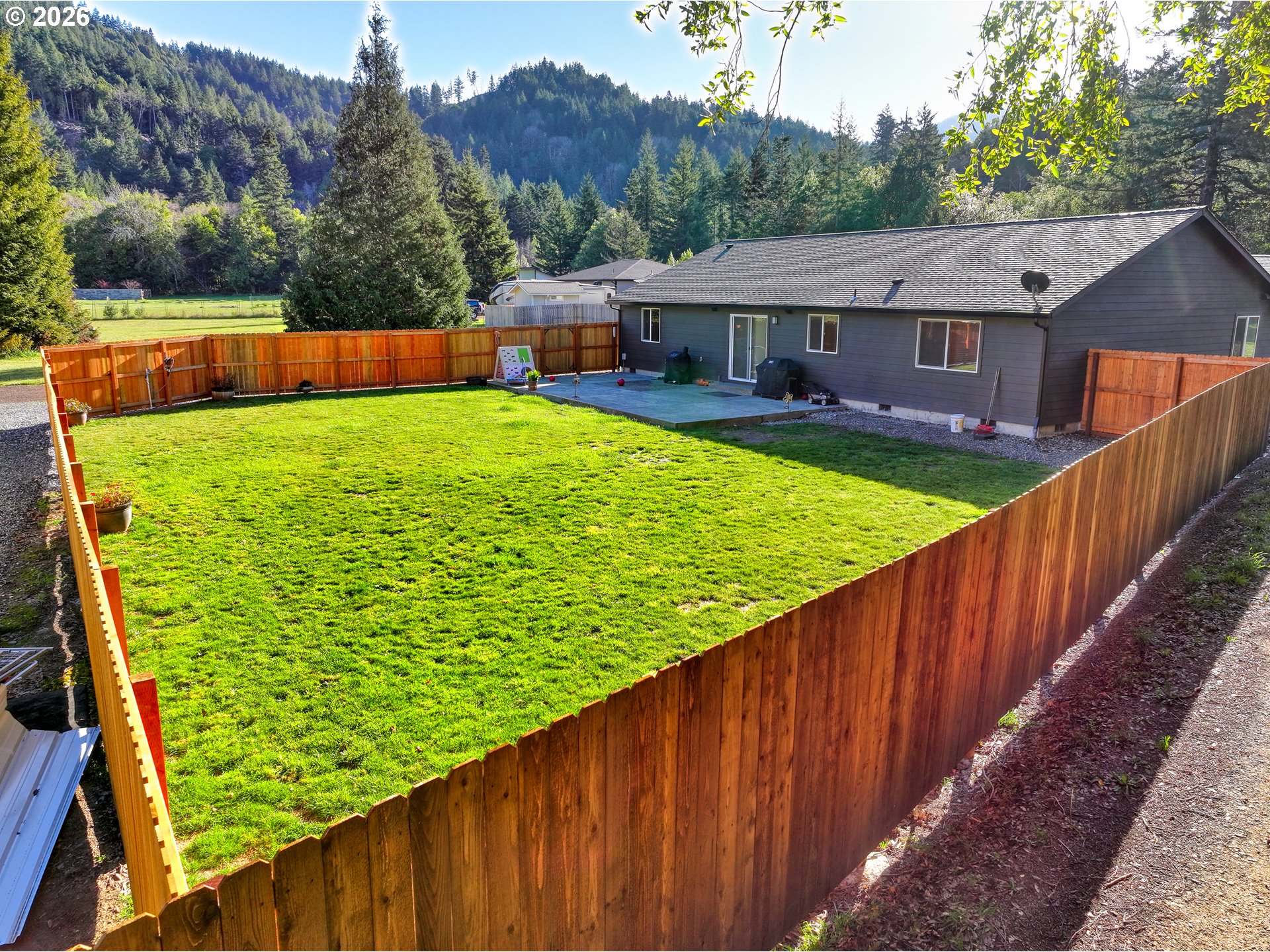 95779 Saunders Creek Road Gold Beach, OR 97444 - Photo 8 of 36 Backyard