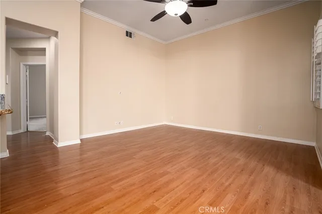 wooden floor in an empty room