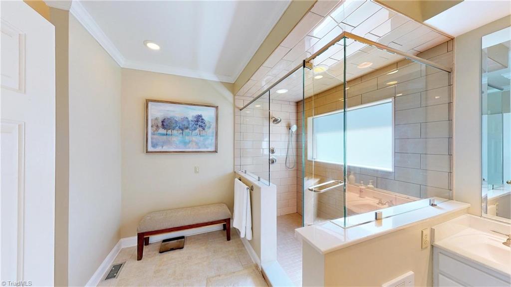 5351 Tom Hill Road Trinity, NC 27370 - Photo 32 of 50 Custom Spa Like Shower in the Primary Bath