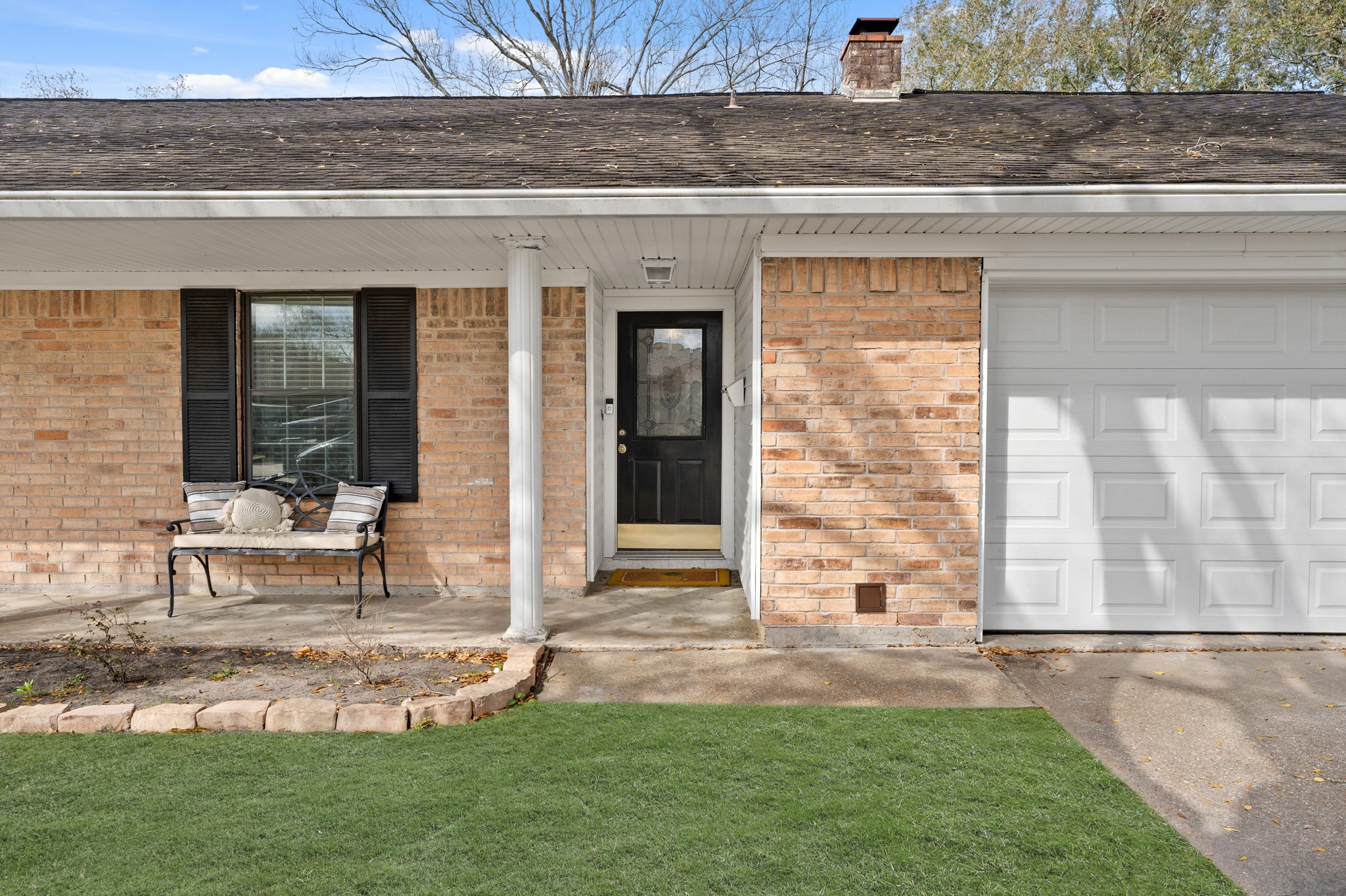 2104 Rose Road Pearland, TX 77581 - Photo 5 of 43 a front view of a house with a yard
