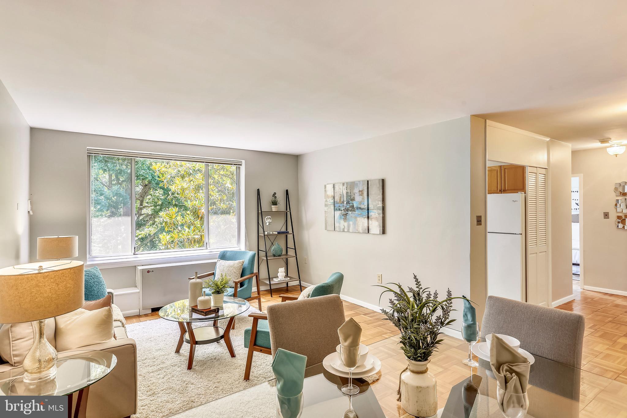 4100 W Street Northwest, Unit 515 Washington, DC 20007 - Photo 7 of 33 Open and airy with large windows