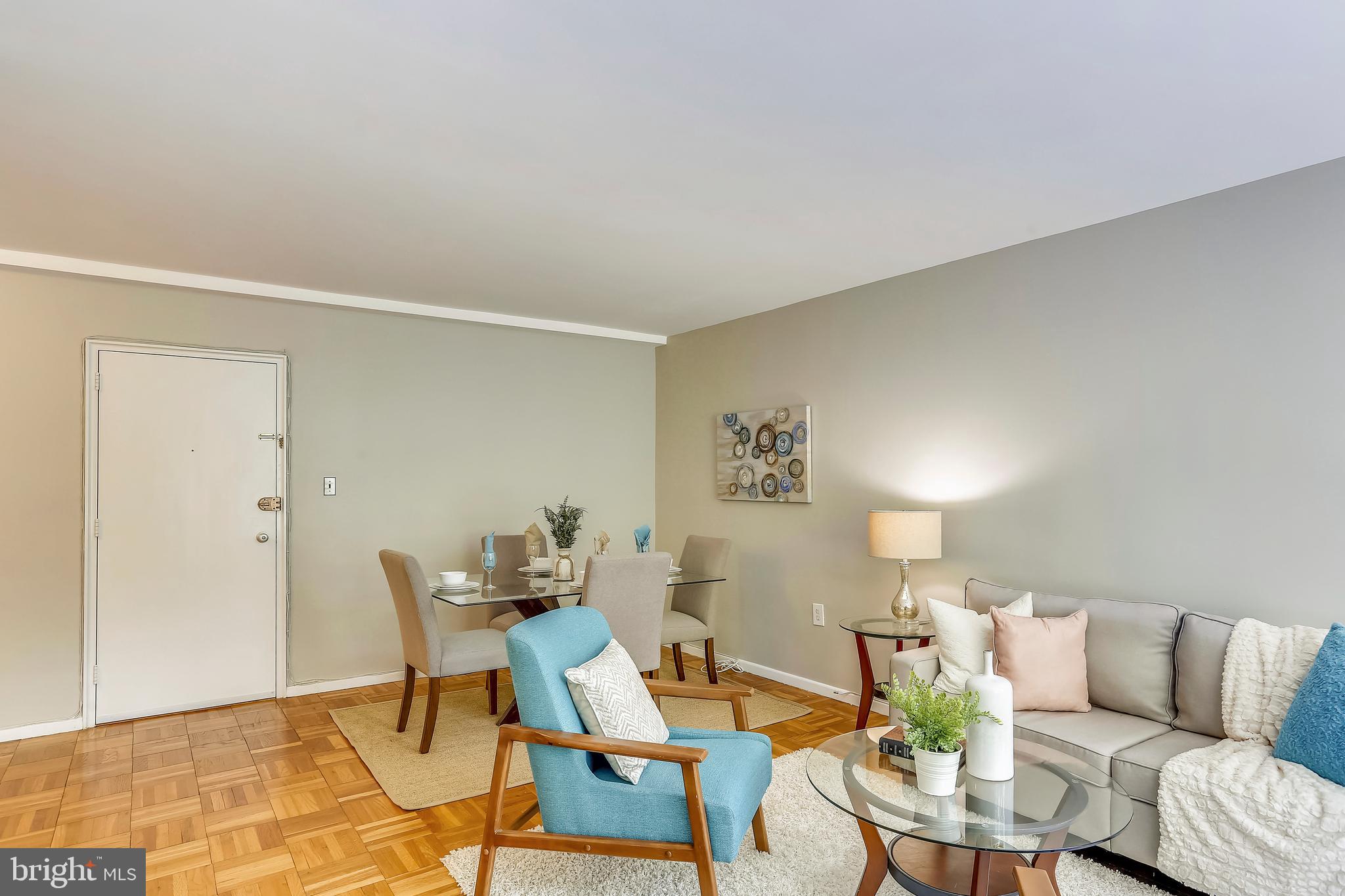 4100 W Street Northwest, Unit 515 Washington, DC 20007 - Photo 9 of 33 Hardwood parquet floors throughout