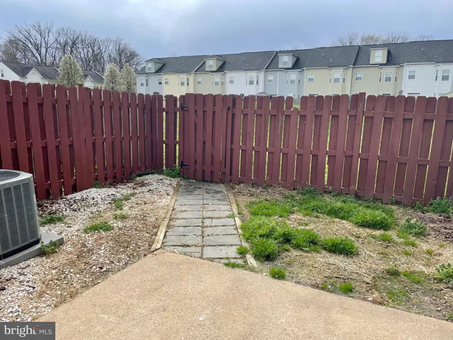 a view of wooden fence