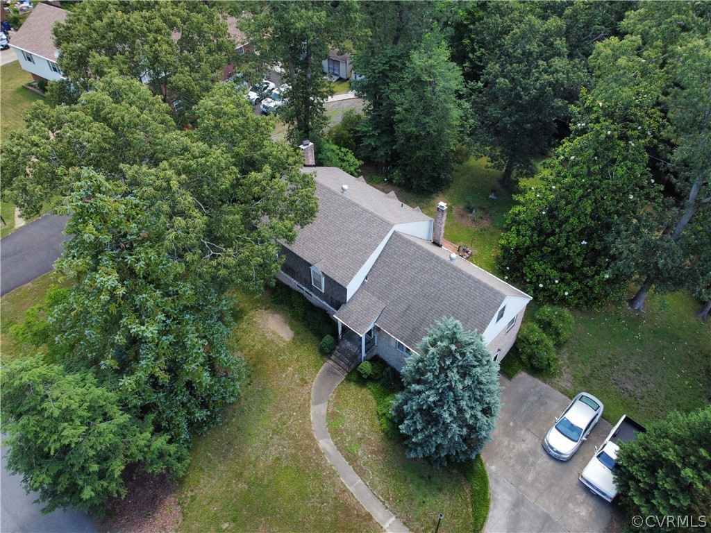 10921 Stepney Road Chester, VA 23831 - Photo 5 of 34 an aerial view of a house with a yard