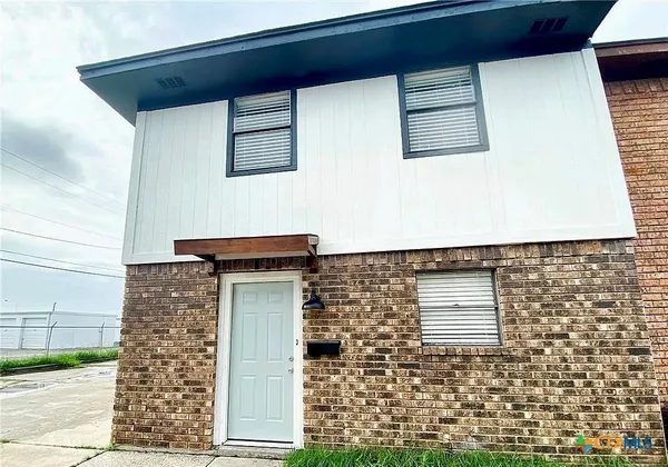 a view of a door of the house