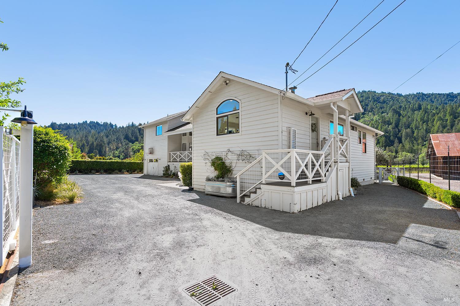 16530 Laughlin Road Guerneville, CA 95446 - Photo 8 of 57 Private gate and fully fenced lot
