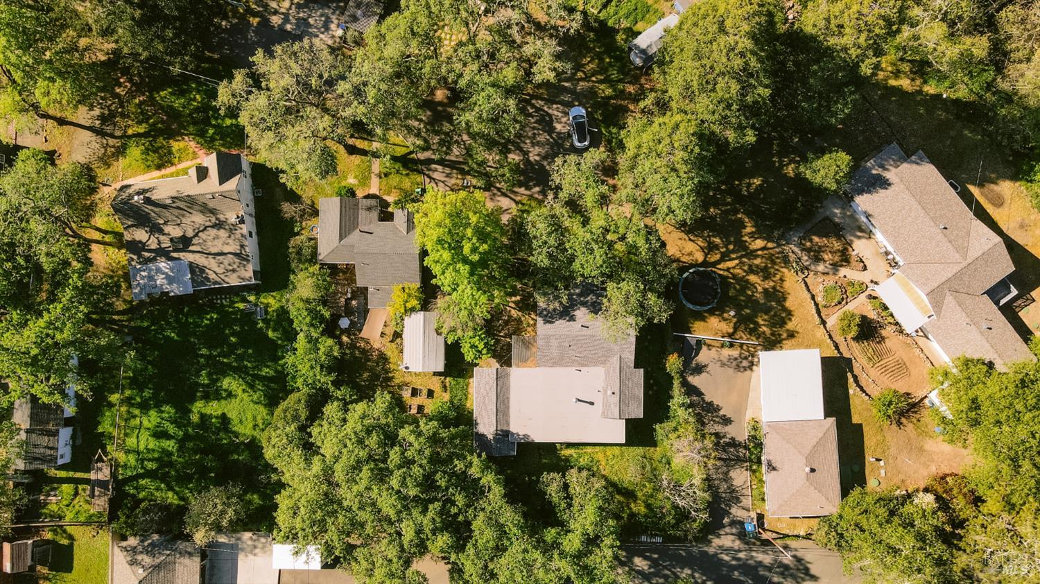 490 Cornish Lane Angwin, CA 94508 - Photo 2 of 30 an aerial view of a house with a yard