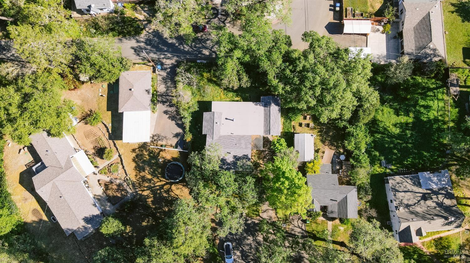490 Cornish Lane Angwin, CA 94508 - Photo 4 of 30 an aerial view of a house with outdoor space and street view
