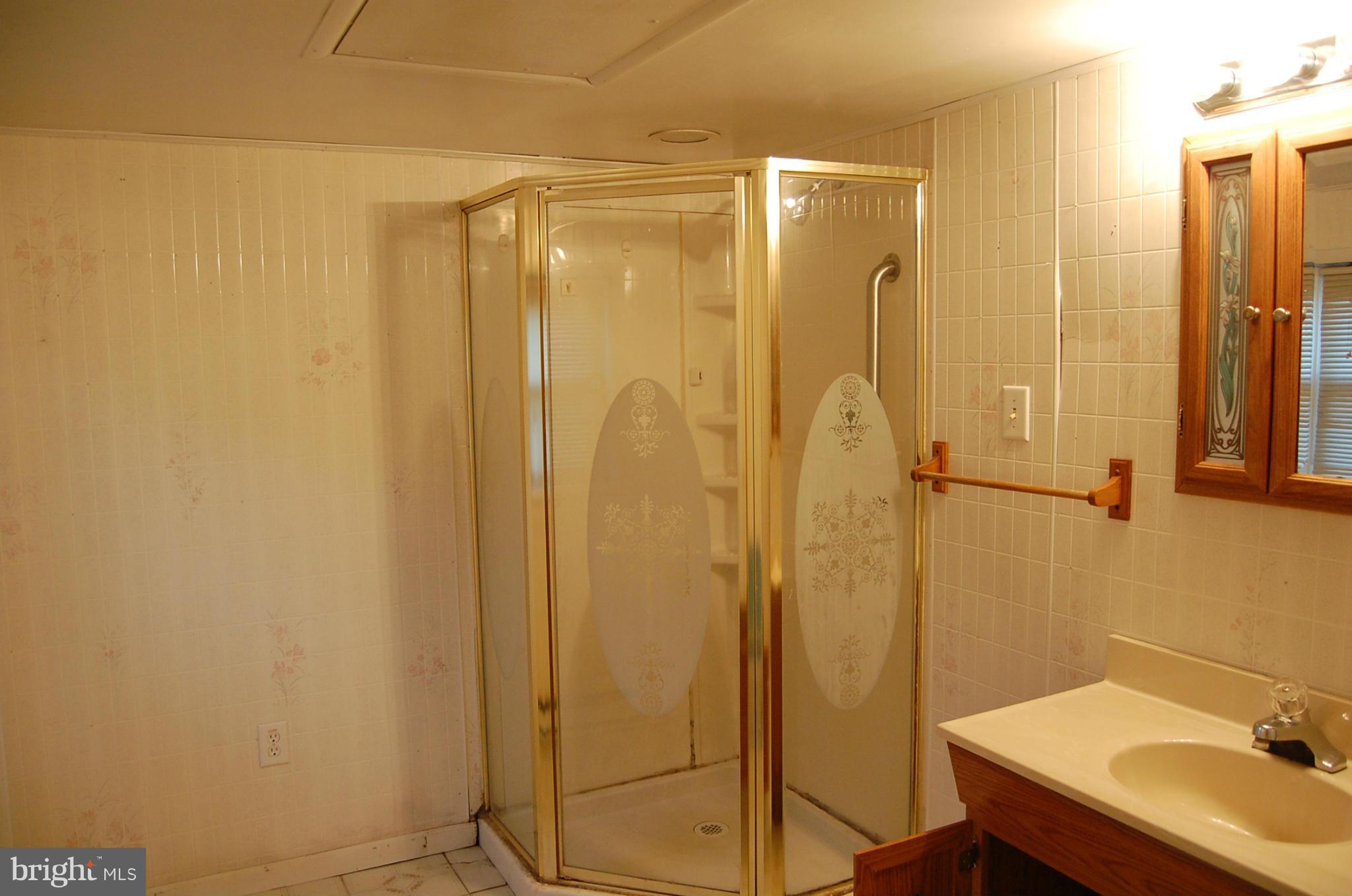 12609 Eaton Road Rocky Ridge, MD 21778 - Photo 16 of 25 a bathroom with a shower and a sink