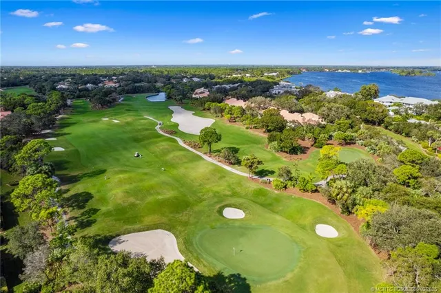 a aerial view of a house with yard and mountain view in back