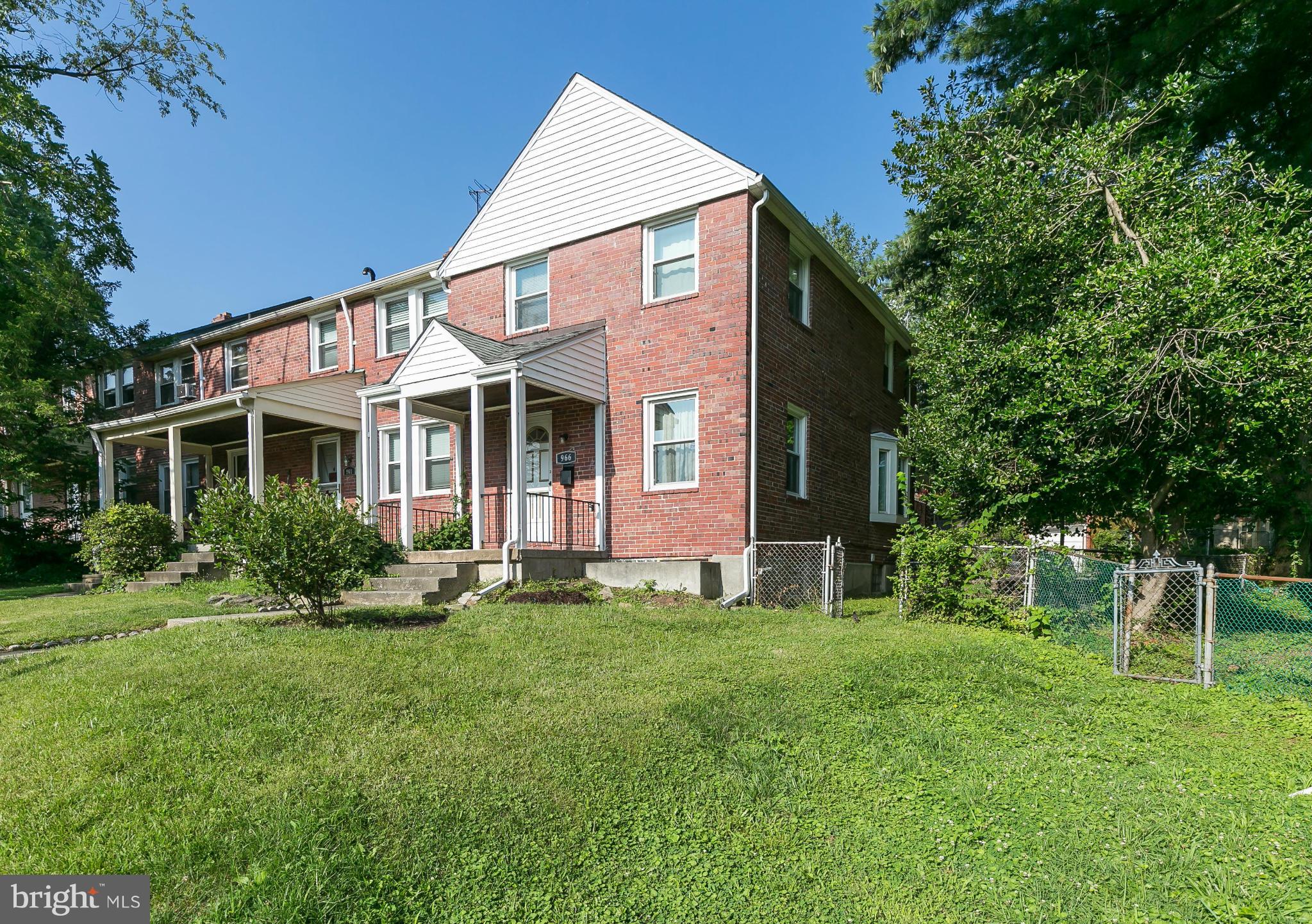 966 North Hill Road Baltimore, MD 21218 - Photo 1 of 30 Exterior (Front)