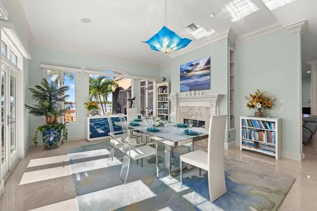 a view of lake and city