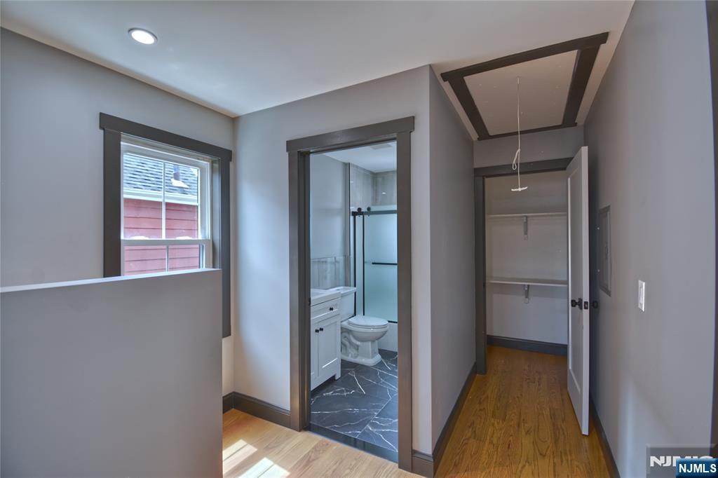 72 Hille Place Ridgefield Park, NJ 07660 - Photo 20 of 39 a view of a bathroom from a hallway