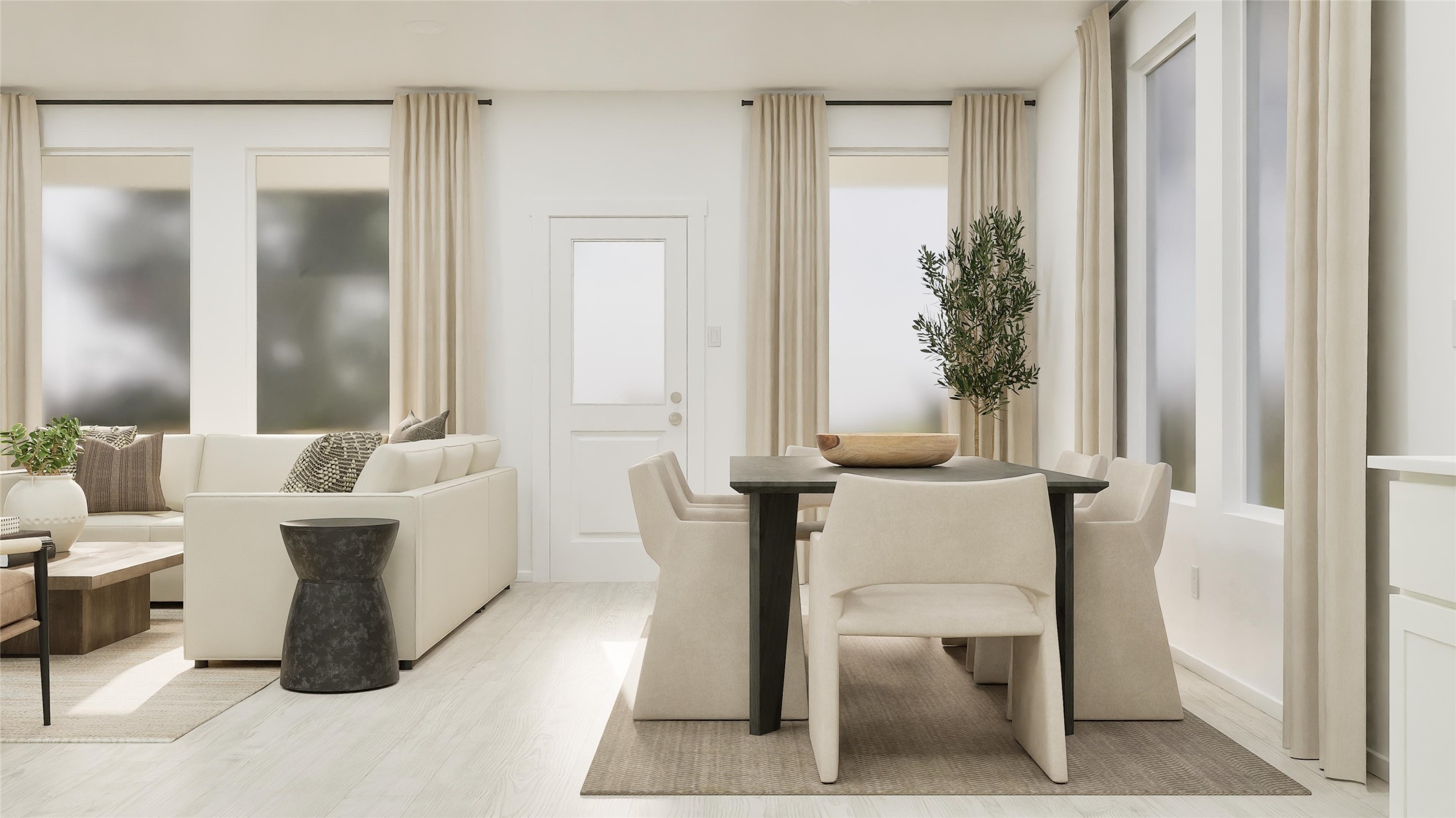 449 Sormonne Loop Kyle, TX 78640 - Photo 13 of 31 a living room with furniture and a potted plant