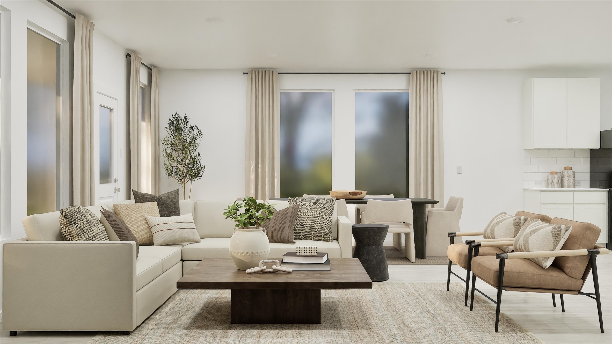449 Sormonne Loop Kyle, TX 78640 - Photo 23 of 31 a living room with furniture and a large window