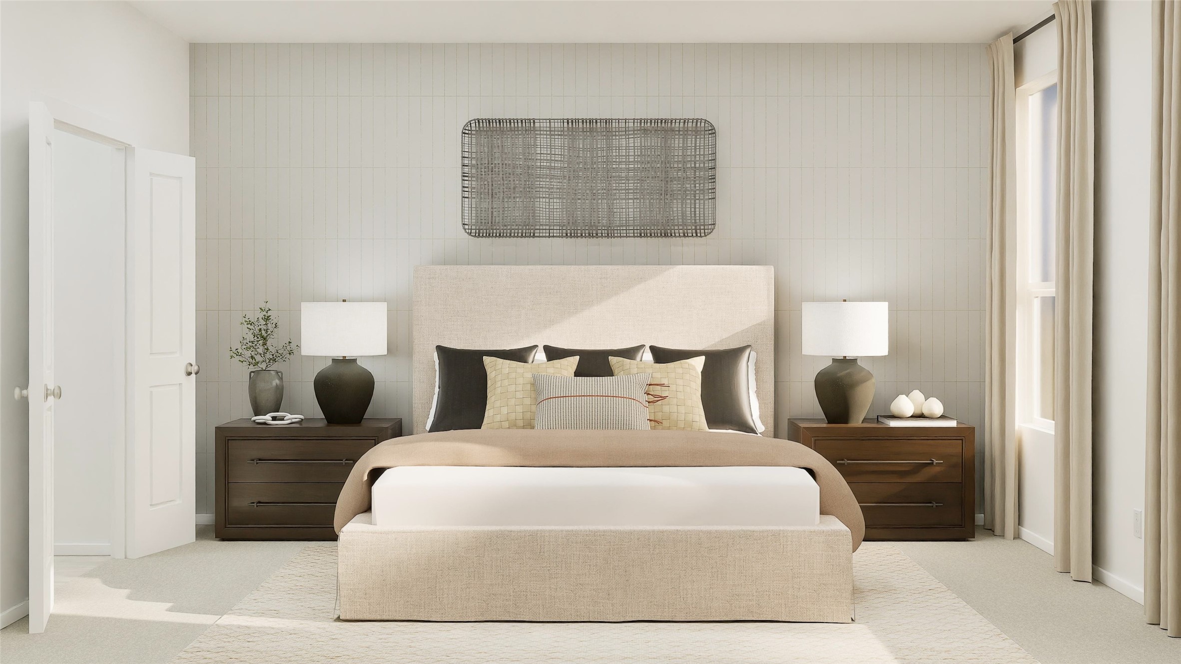 449 Sormonne Loop Kyle, TX 78640 - Photo 29 of 31 a bedroom with a bed and wooden floor