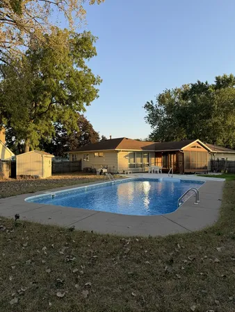 a view of a house with pool