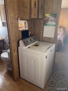 3003 Hualapai Mountain Road, Unit 29 Kingman, AZ 86401 - Photo 19 of 30 a utility room with dryer and washer