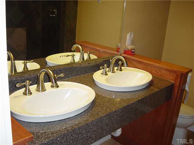 4808 Gun Powder Place Raleigh, NC 27616 - Photo 10 of 23 a bathroom with a sink and a mirror