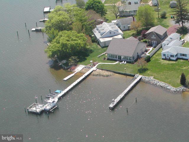 1612 Deep Point Road Woolford, MD 21677 - Photo 10 of 30 an aerial view of a house with a yard
