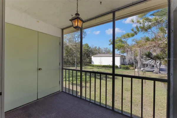 a view of a porch