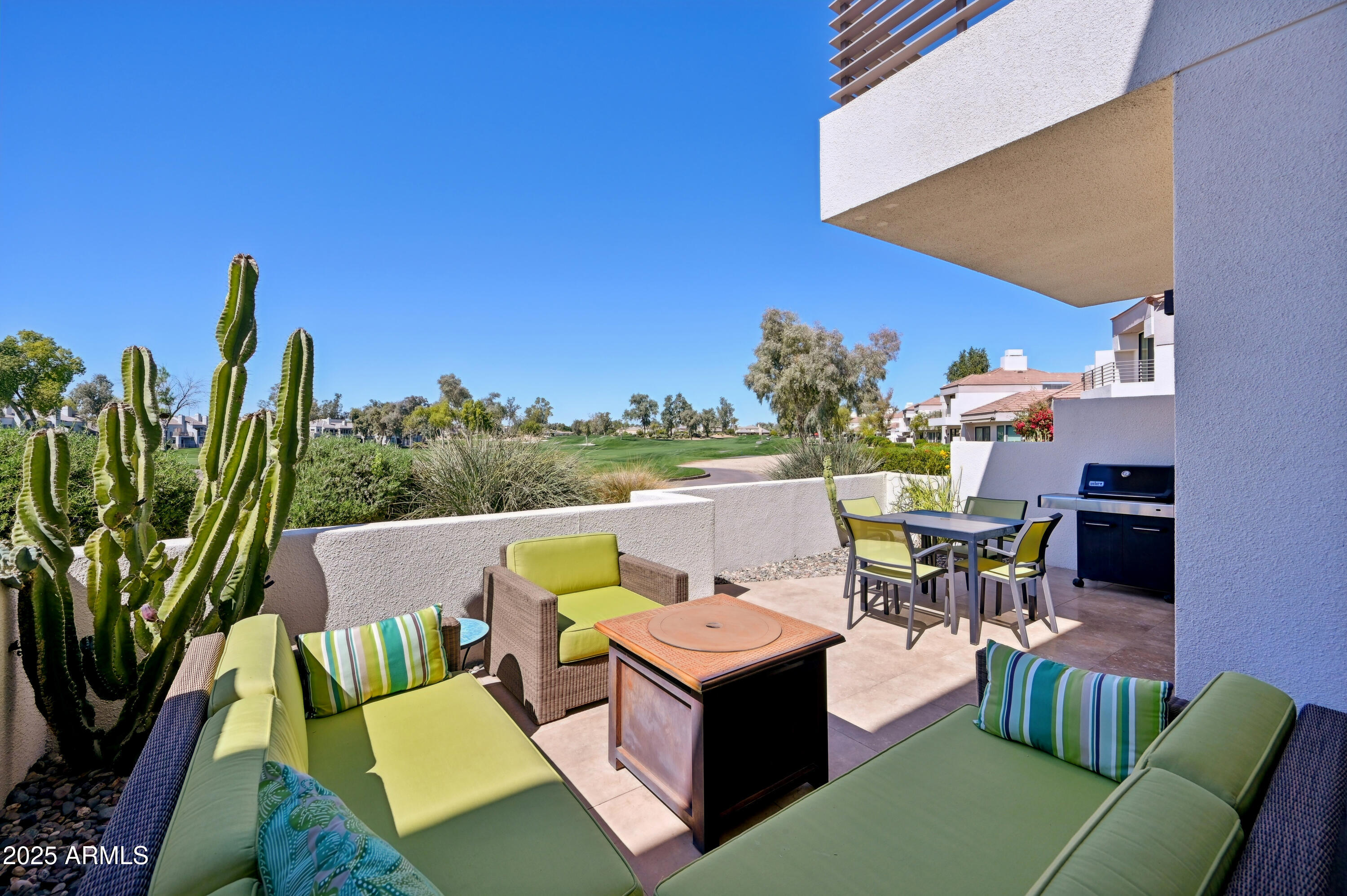 7222 East Gainey Ranch Road, Unit 142 Scottsdale, AZ 85258 - Photo 1 of 45 Spacious patio with a view