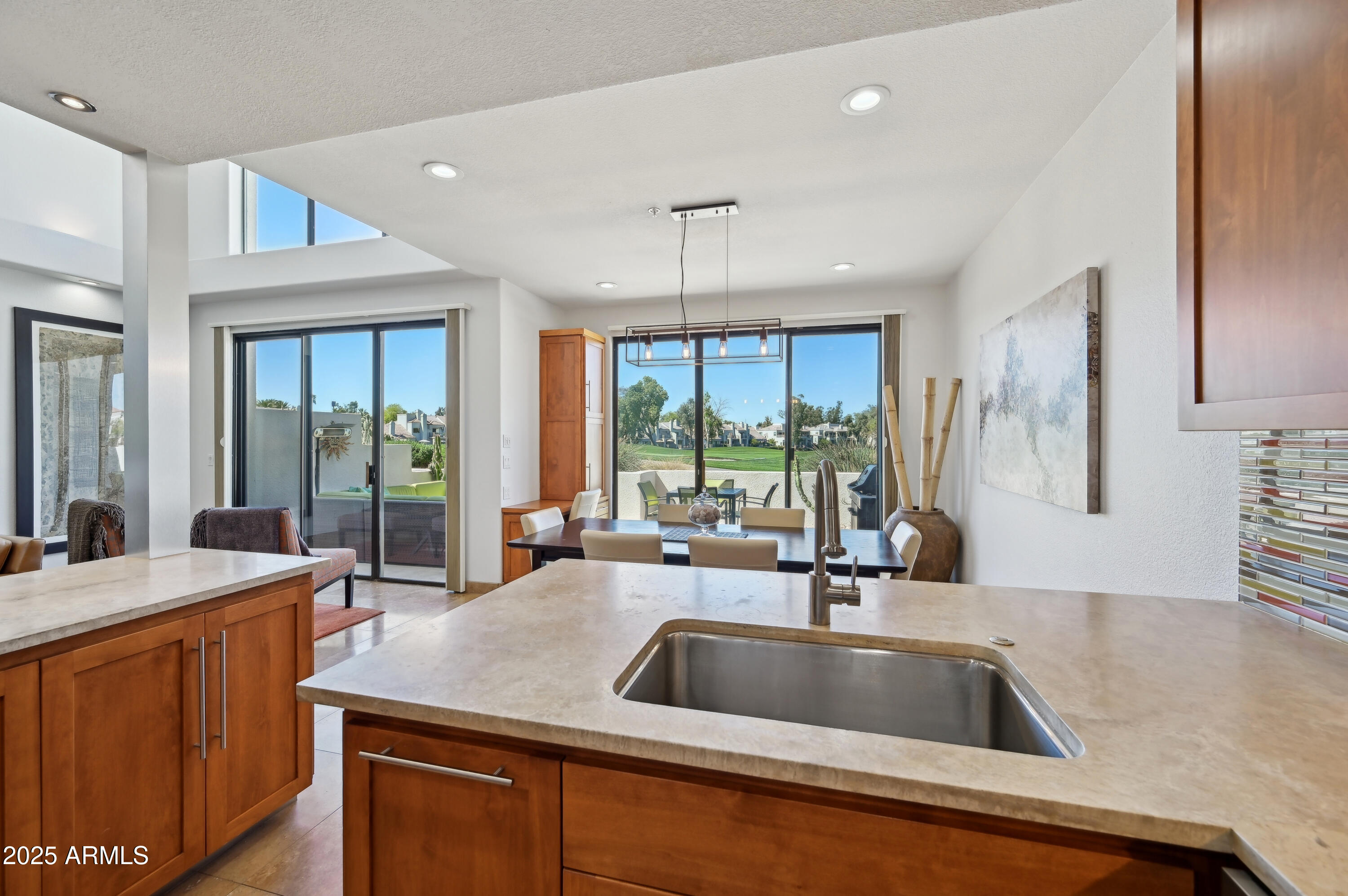7222 East Gainey Ranch Road, Unit 142 Scottsdale, AZ 85258 - Photo 16 of 45 Nice views from the kitchen sink