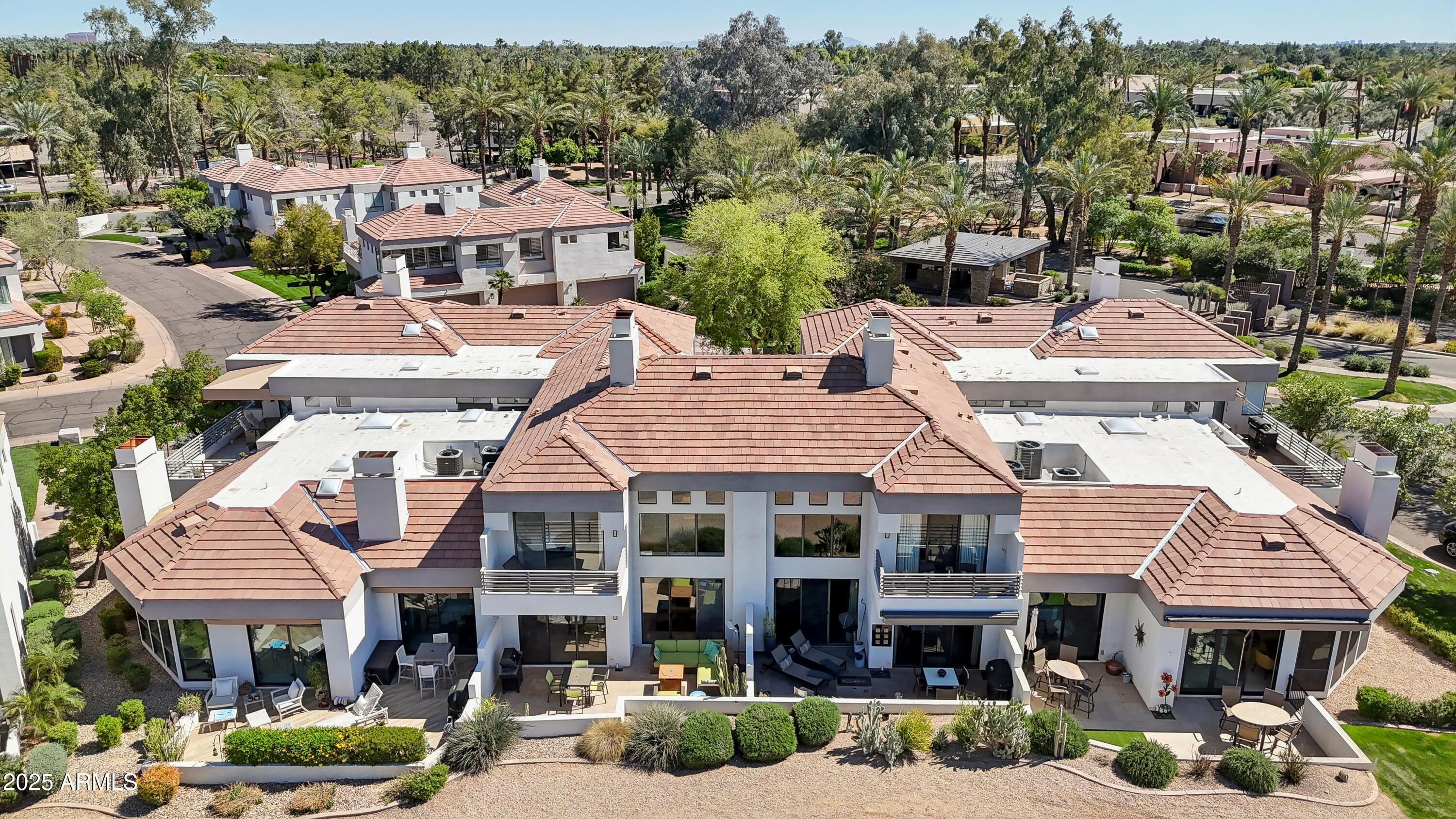 7222 East Gainey Ranch Road, Unit 142 Scottsdale, AZ 85258 - Photo 35 of 45 Aerial towards patio