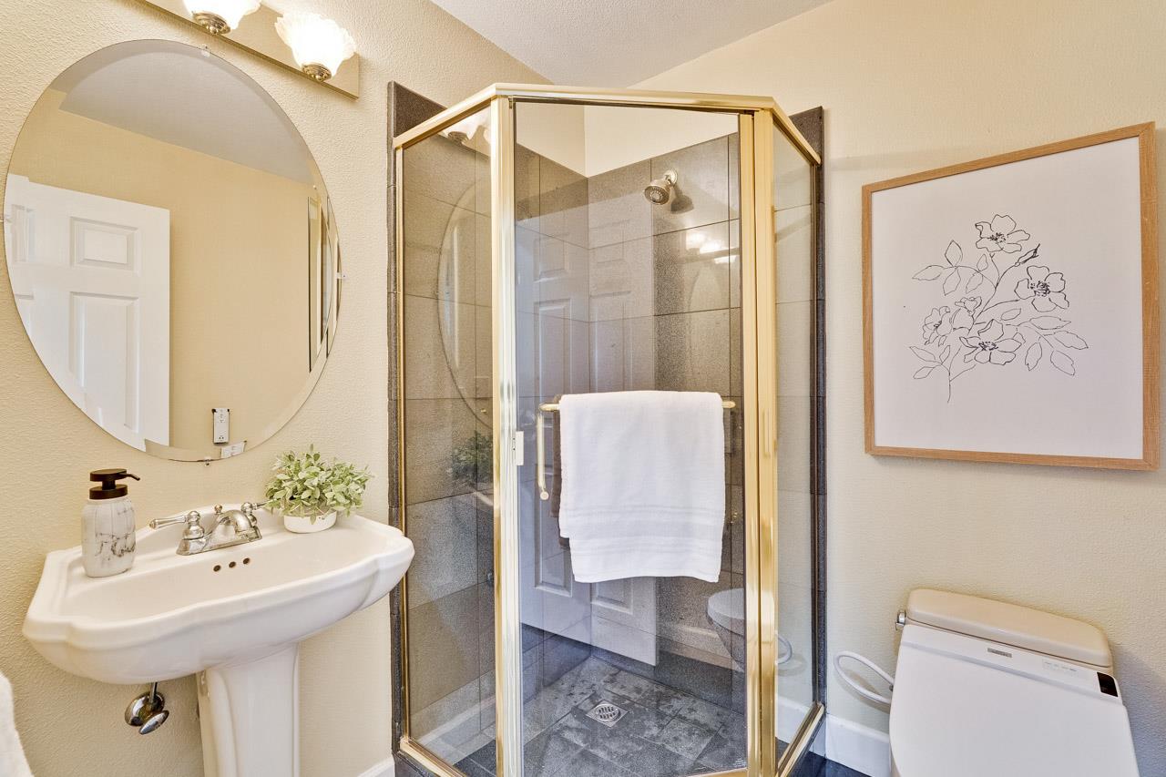 942 September Drive Cupertino, CA 95014 - Photo 27 of 51 a bathroom with a sink toilet and shower