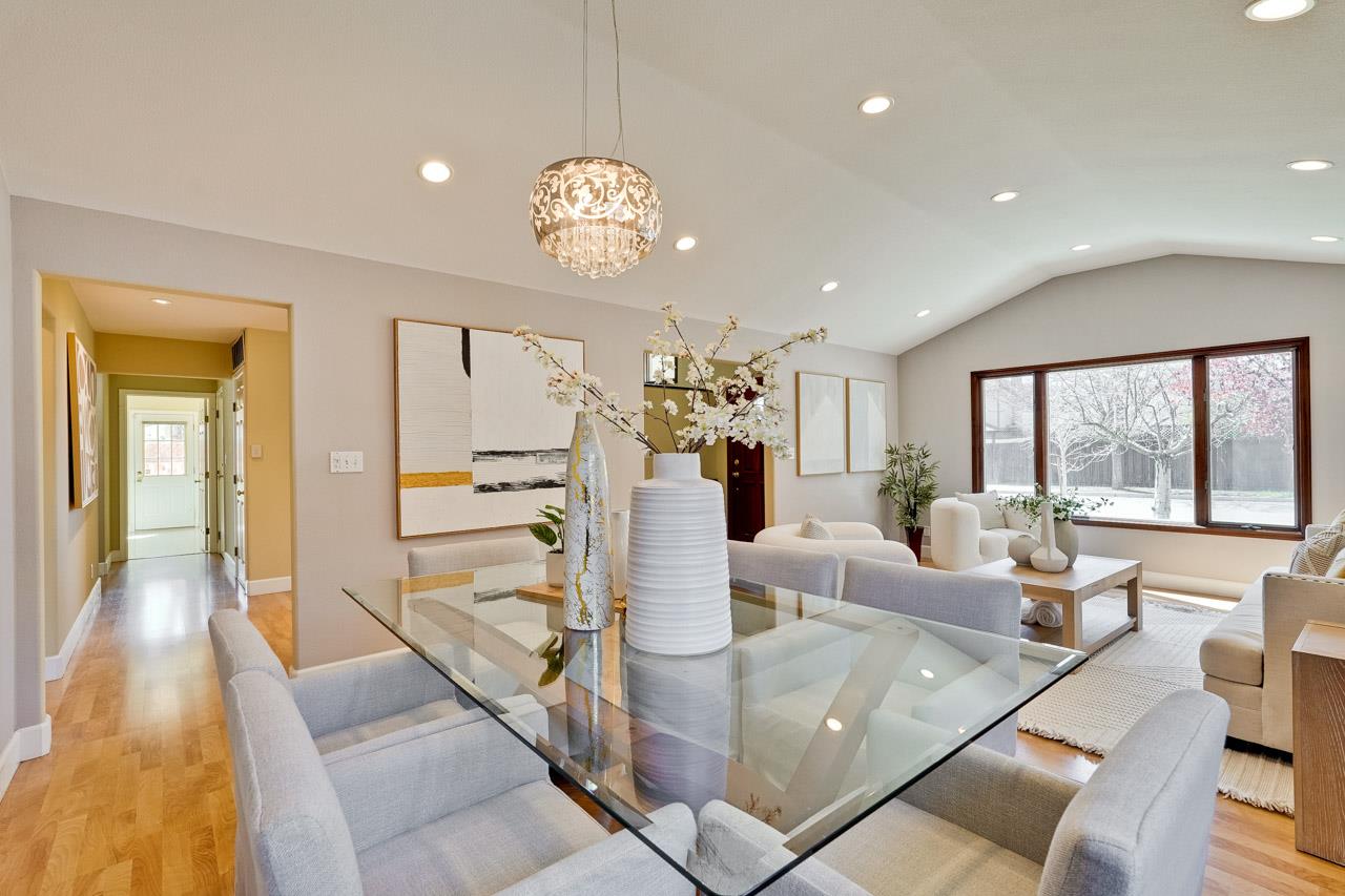 942 September Drive Cupertino, CA 95014 - Photo 9 of 51 a view of a living room and dining room