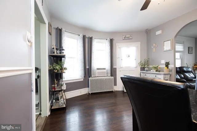 a room with furniture and a window