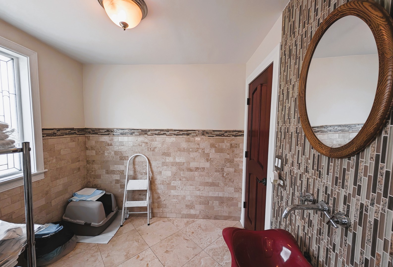 726 South Naperville Road Wheaton, IL 60187 - Photo 10 of 28 a bathroom with a sink mirror and toilet