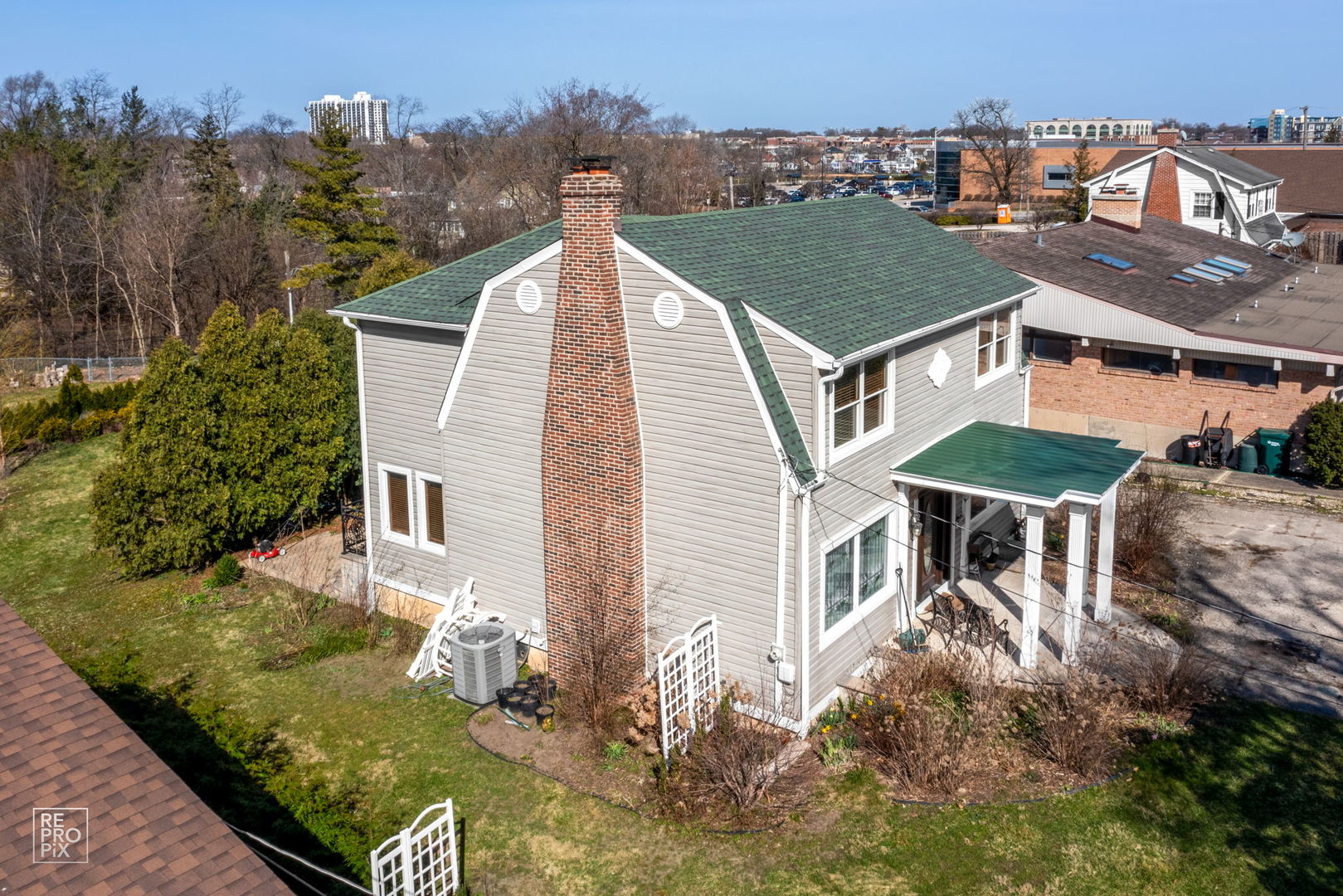726 South Naperville Road Wheaton, IL 60187 - Photo 19 of 28 an aerial view of a house