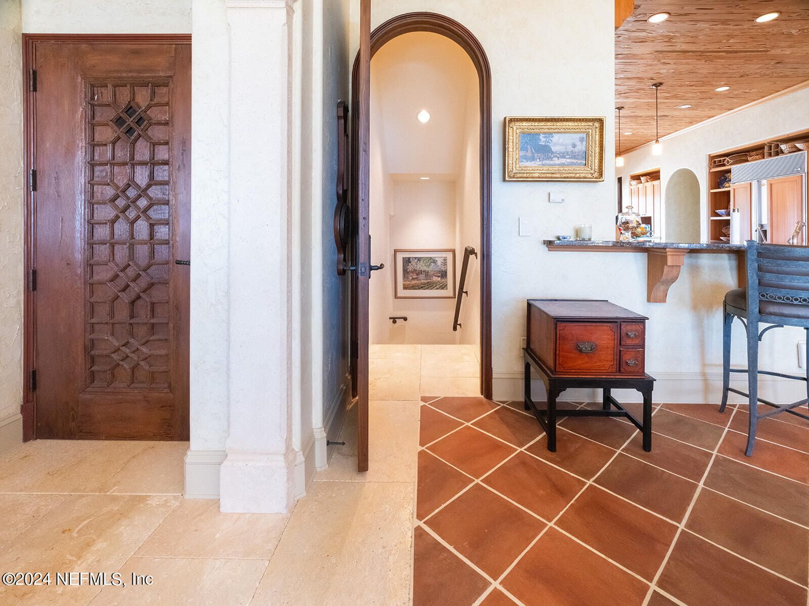 8342 A1A South St. Augustine, FL 32080 - Photo 34 of 95 Staircase to 1st floor