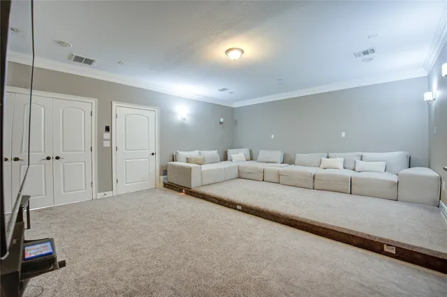 a room with storage and utility