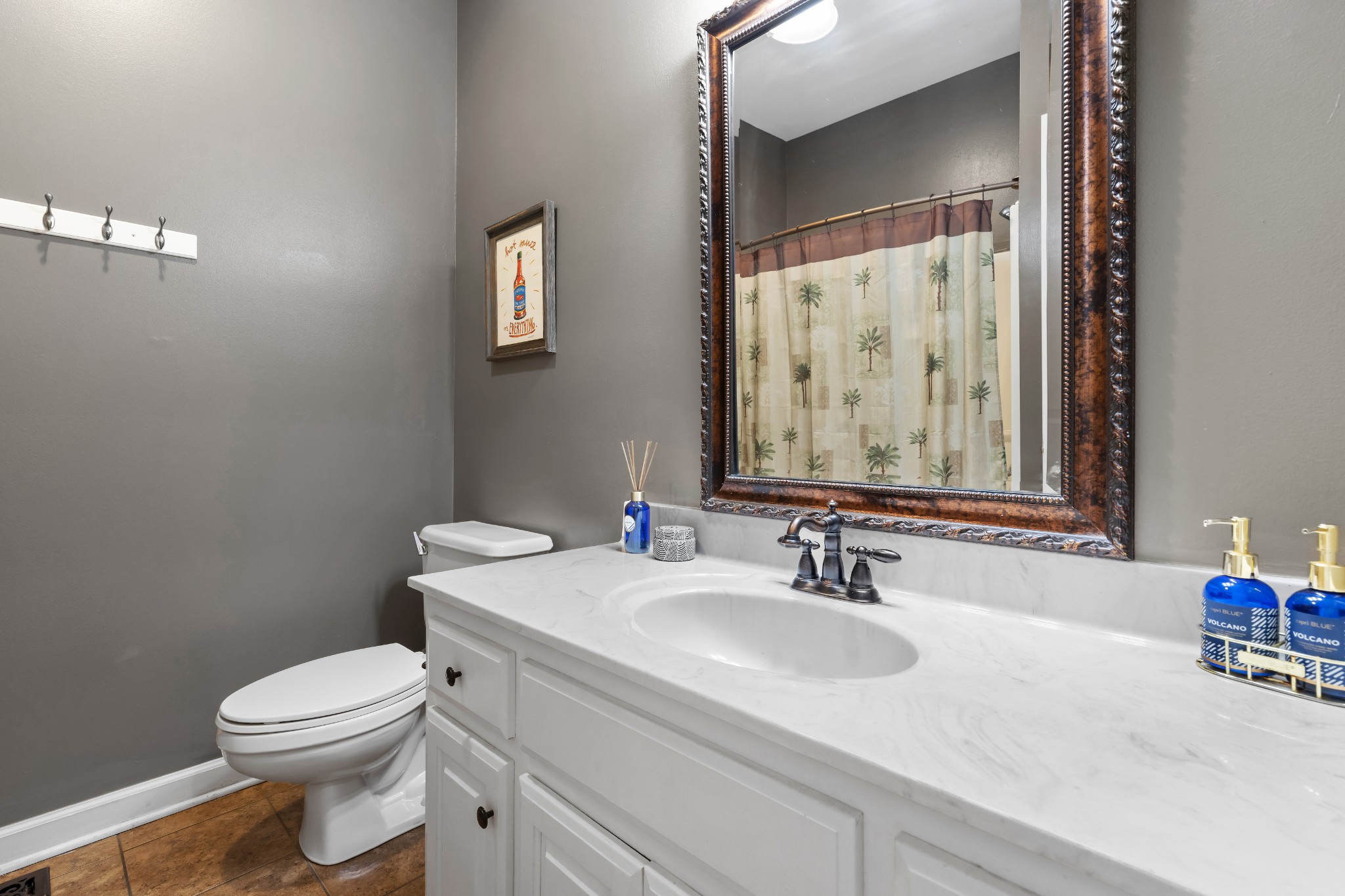 3354 Old Franklin Road Antioch, TN 37013 - Photo 16 of 46 a bathroom with a sink a toilet and mirror