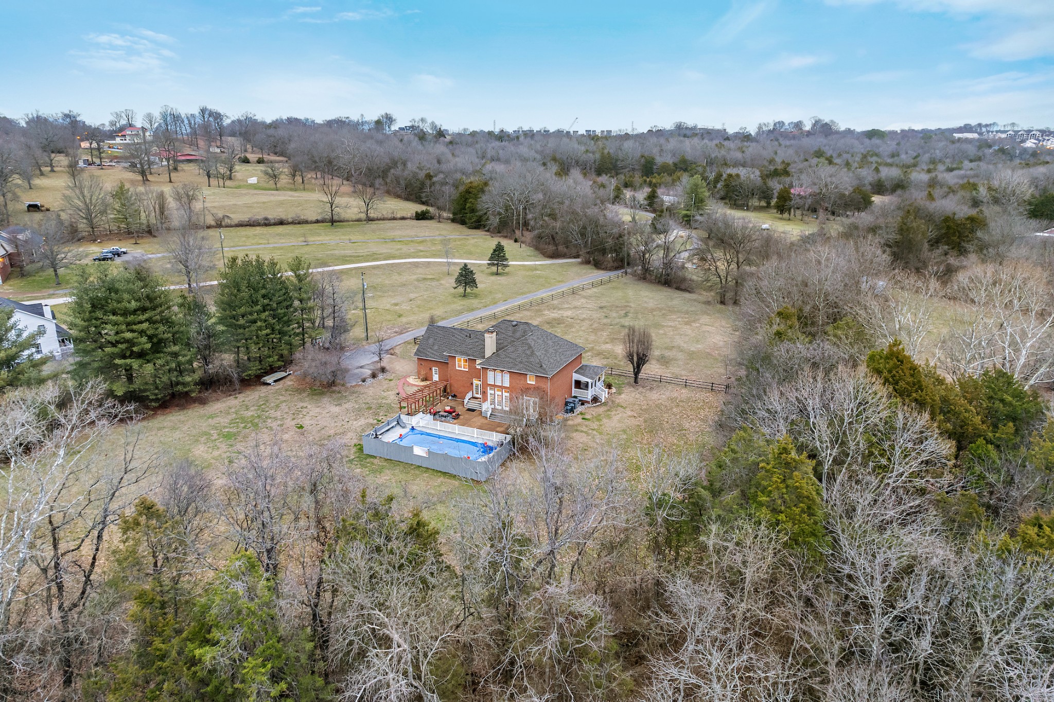 3354 Old Franklin Road Antioch, TN 37013 - Photo 8 of 46 an aerial view of a house with outdoor space