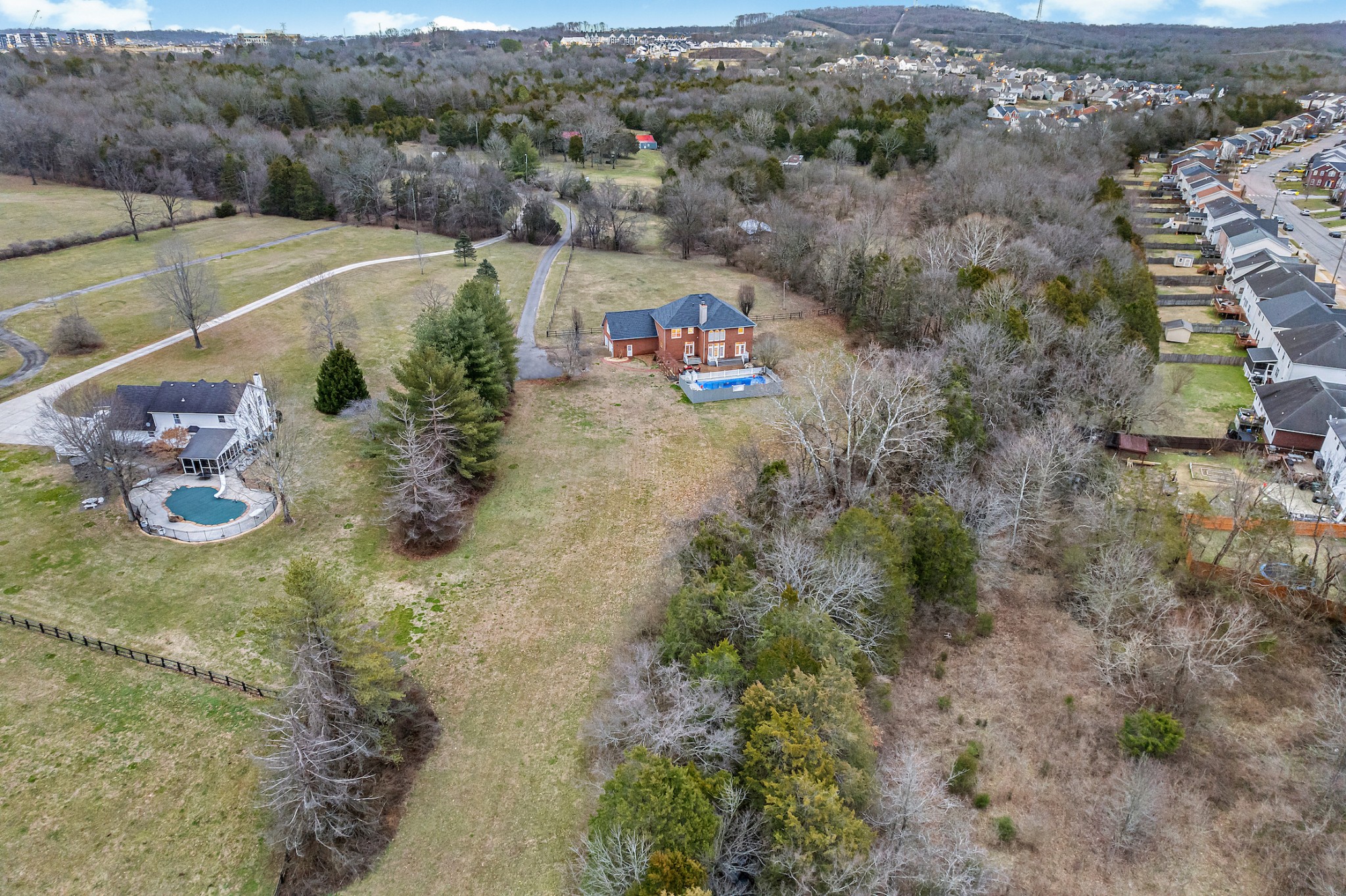 3354 Old Franklin Road Antioch, TN 37013 - Photo 9 of 46 an aerial view of residential houses with outdoor space