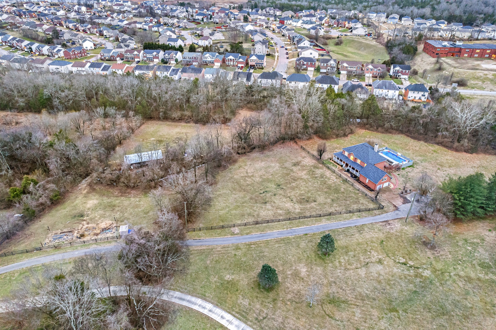 3354 Old Franklin Road Antioch, TN 37013 - Photo 10 of 46 an aerial view of residential houses with outdoor space