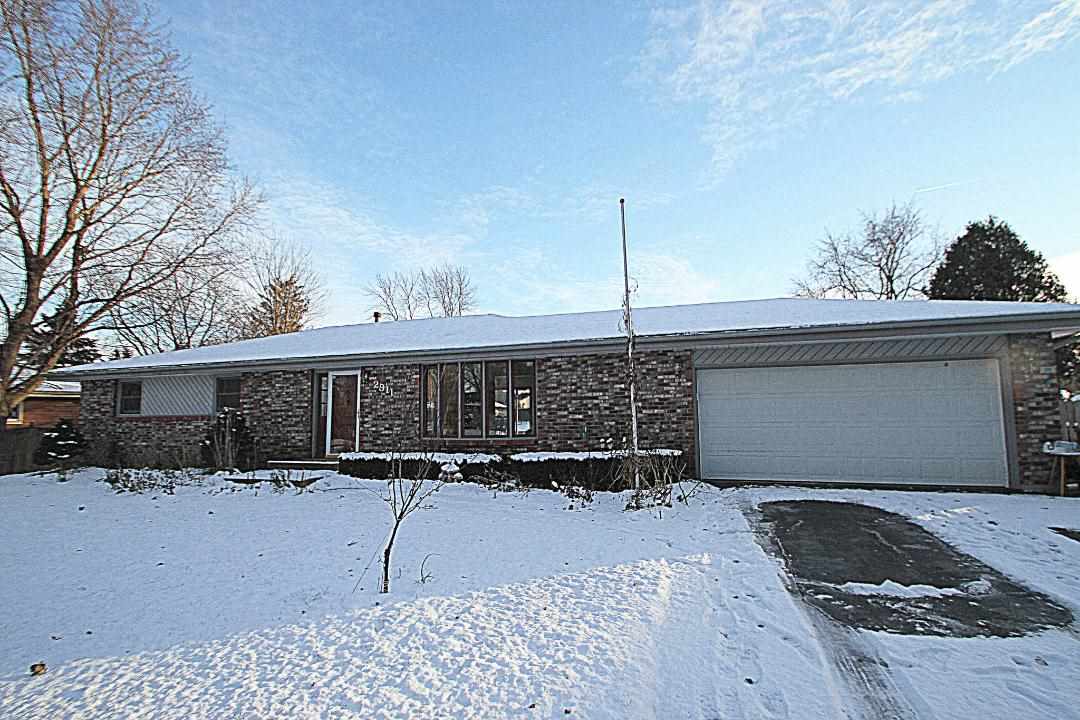 a front view of house with yard